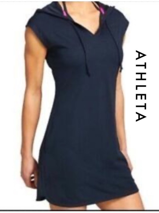 Athleta Other - Athleta Black Wick- It sun/swim coverup dress, XL, CB2640